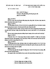 Đề và đáp án thi chọn học sinh giỏi quốc gia Lịch sử lớp 12 năm 2006